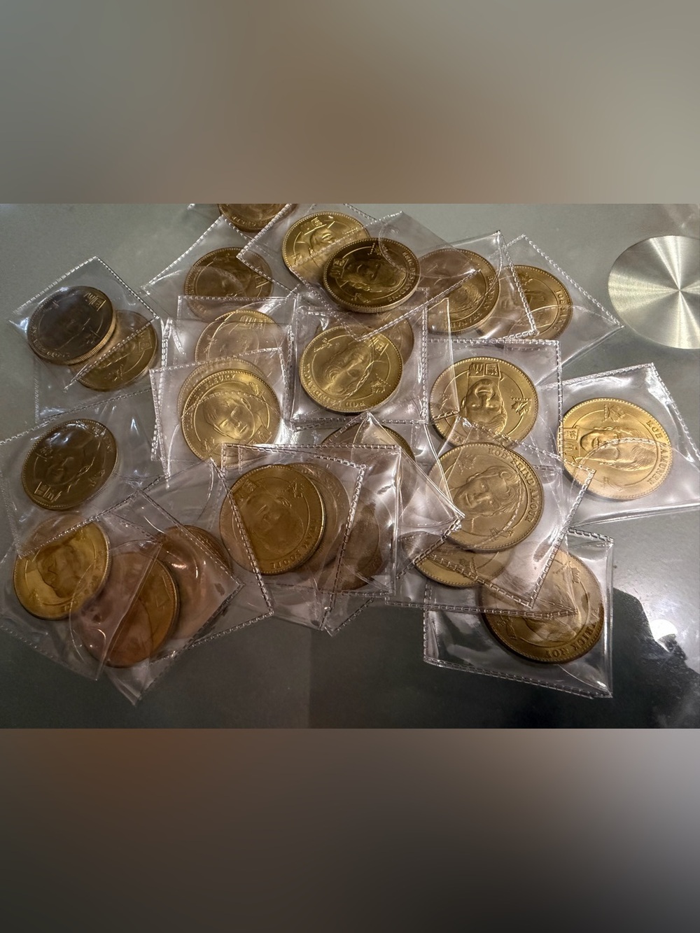 Lot of 27 Team Canada 1998 Winter Olympics Mcdonald NHL Player  Coin (N)